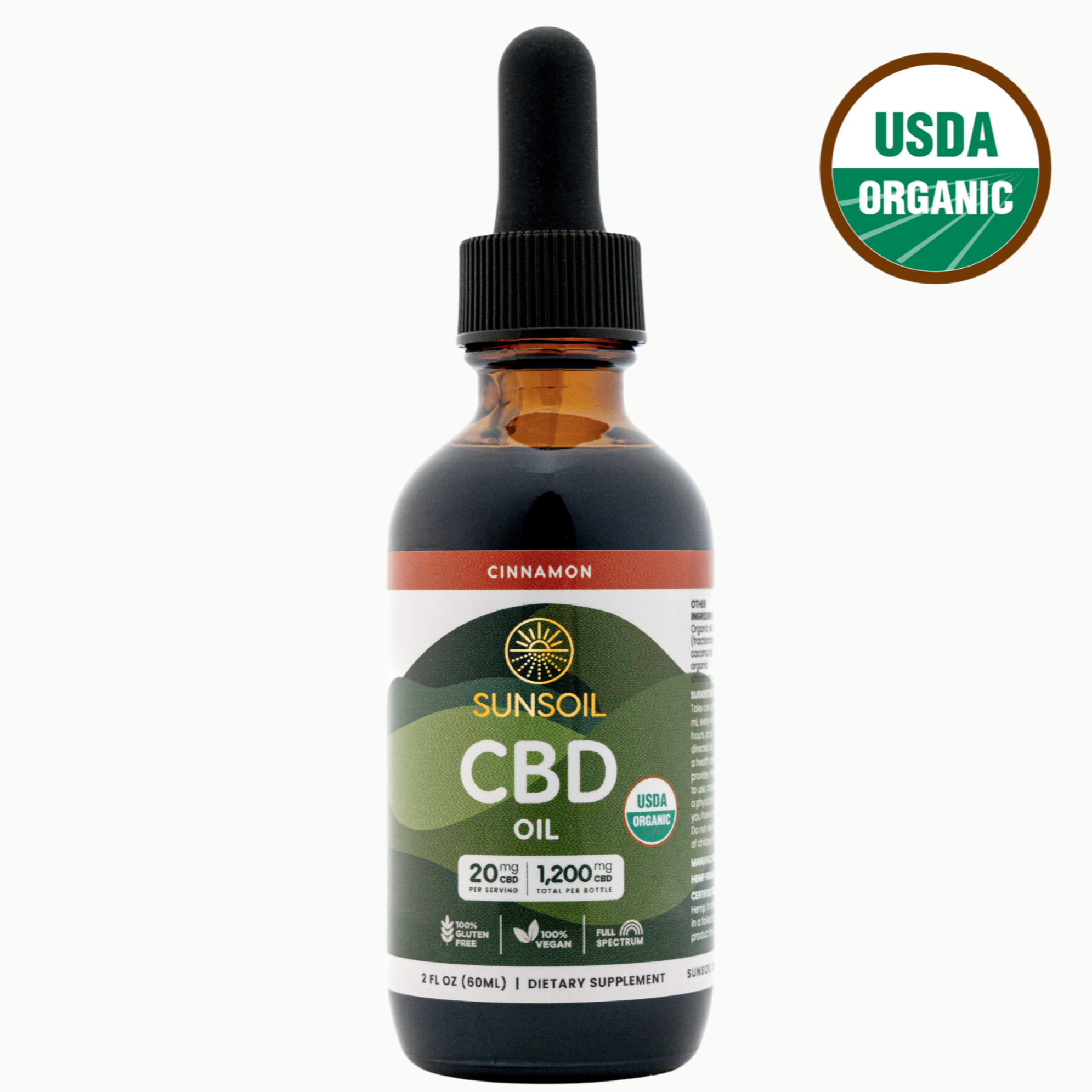 その他 Original CBD Liquid Full Spectrum CBD + Omegas Oil - (900mg - Tangerine)