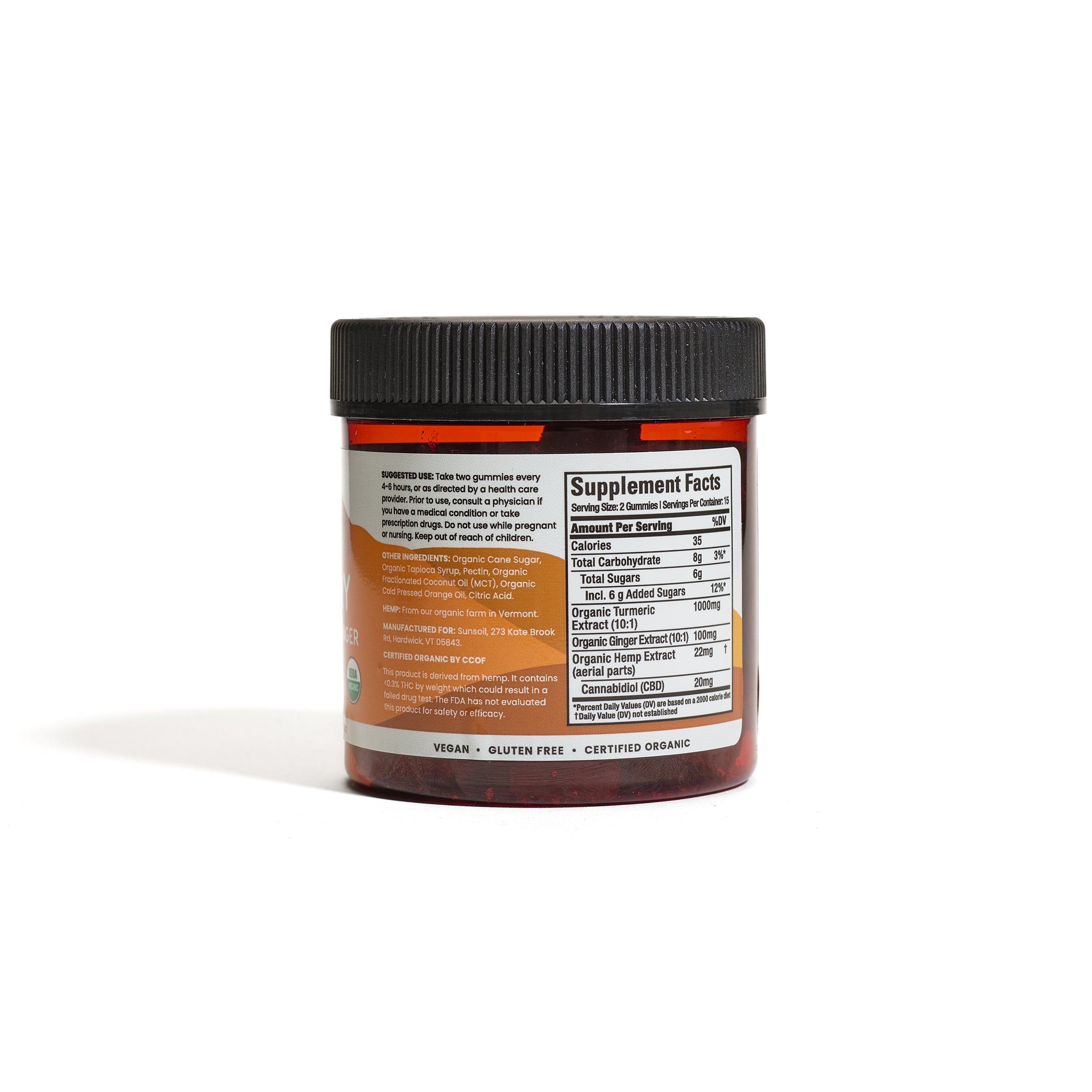 Recovery Gummy | 30ct (300 MG) – Sunsoil
