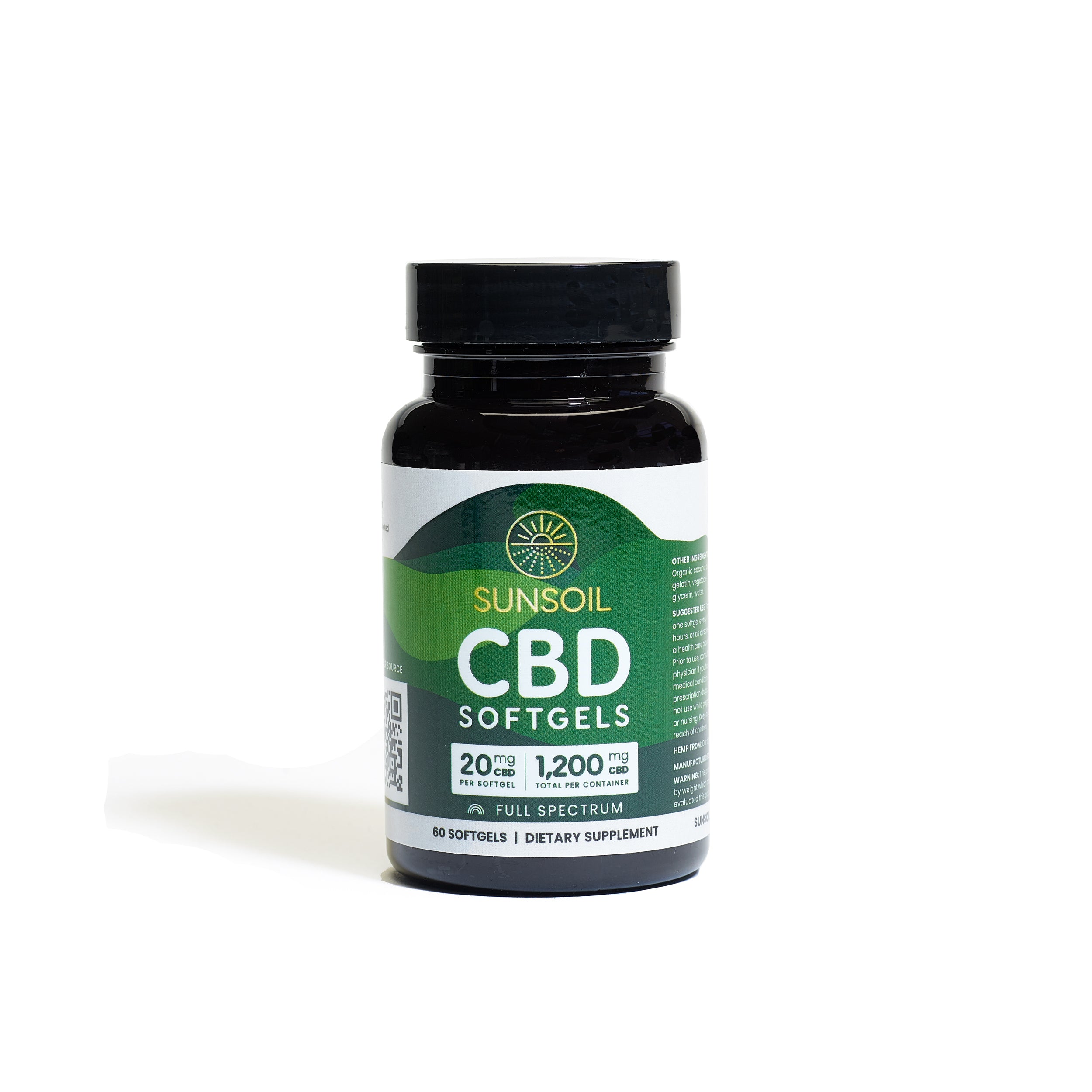 CBD Softgels, 60 Count