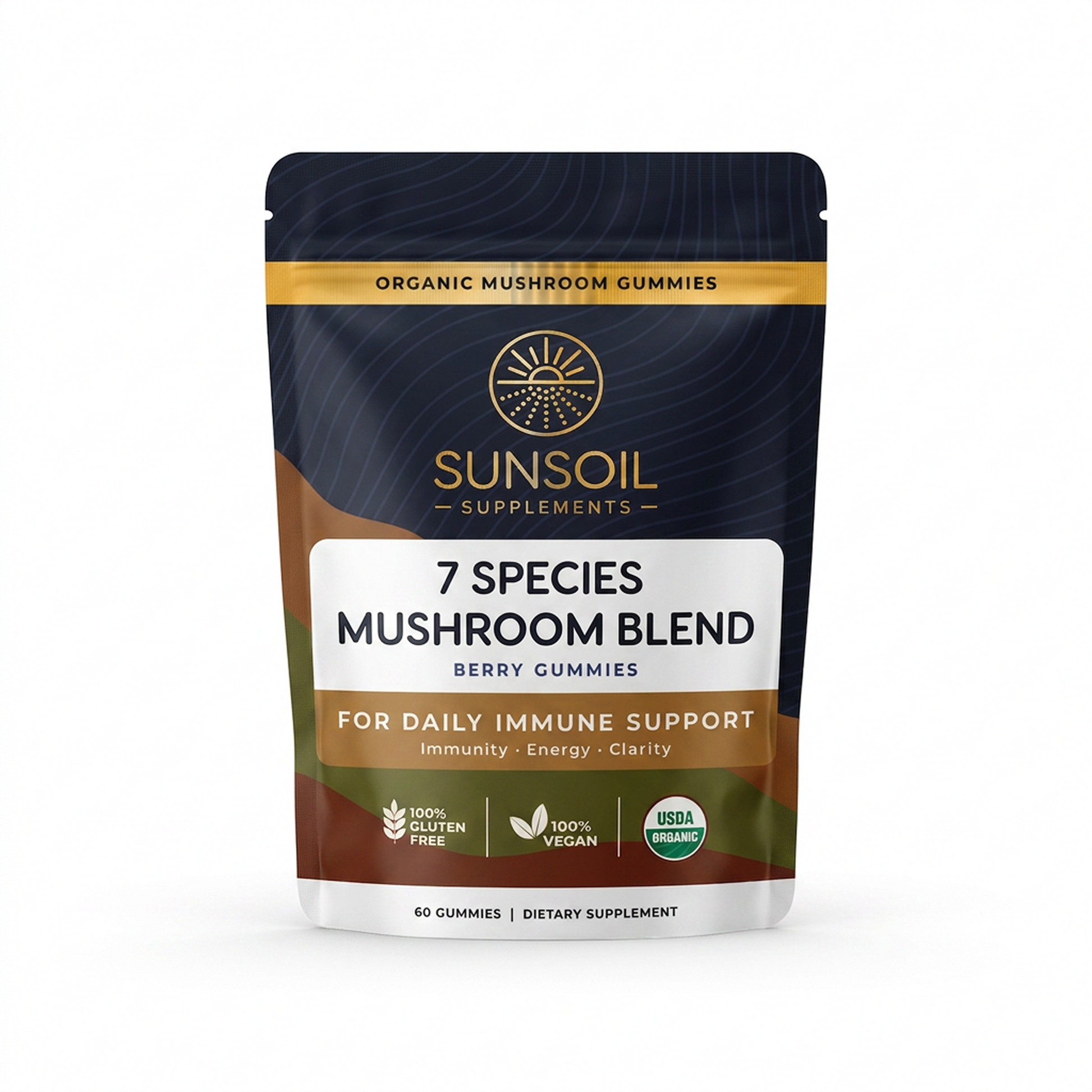 7 Species Mushroom Blend Gummies