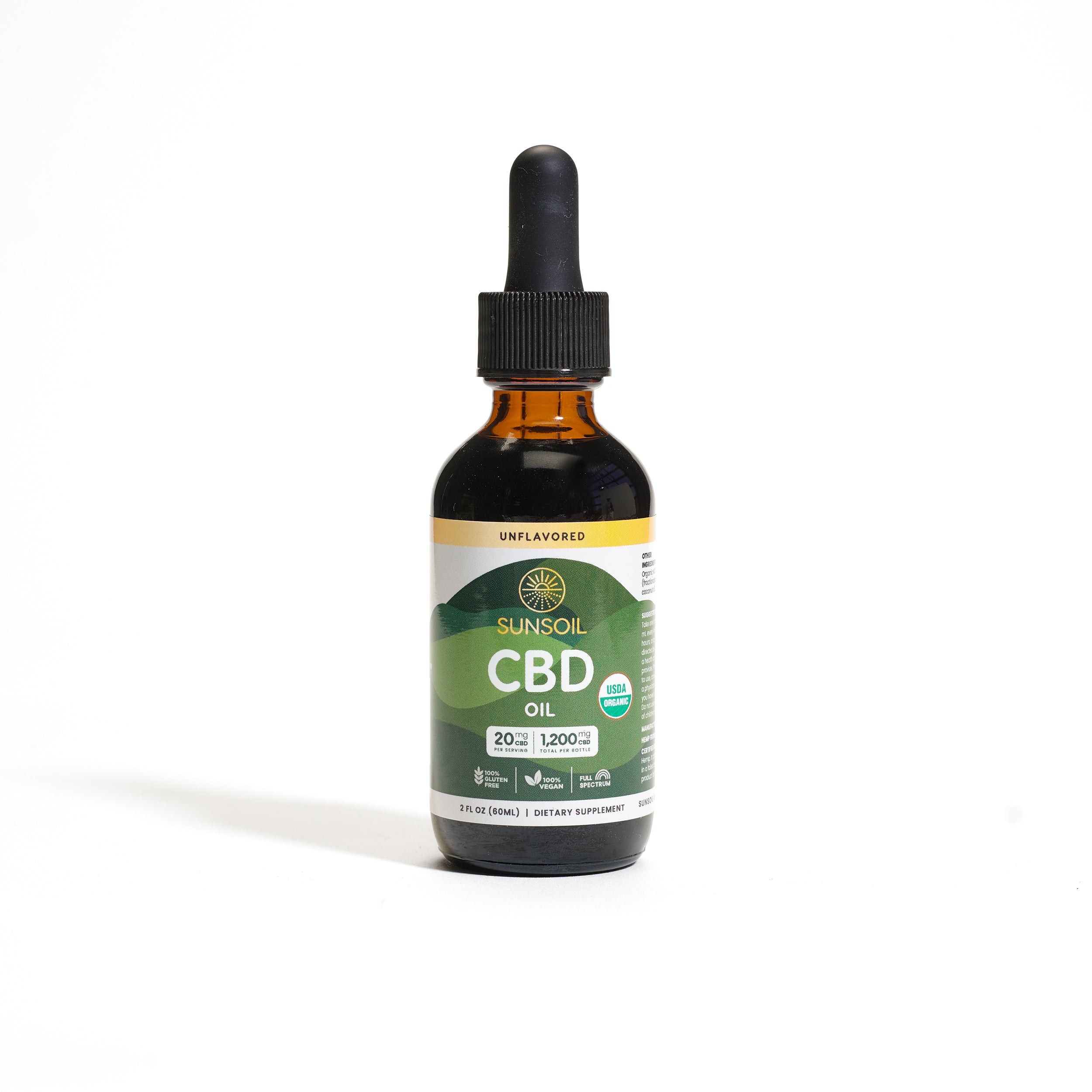 Regular Strength CBD Oil, Unflavored