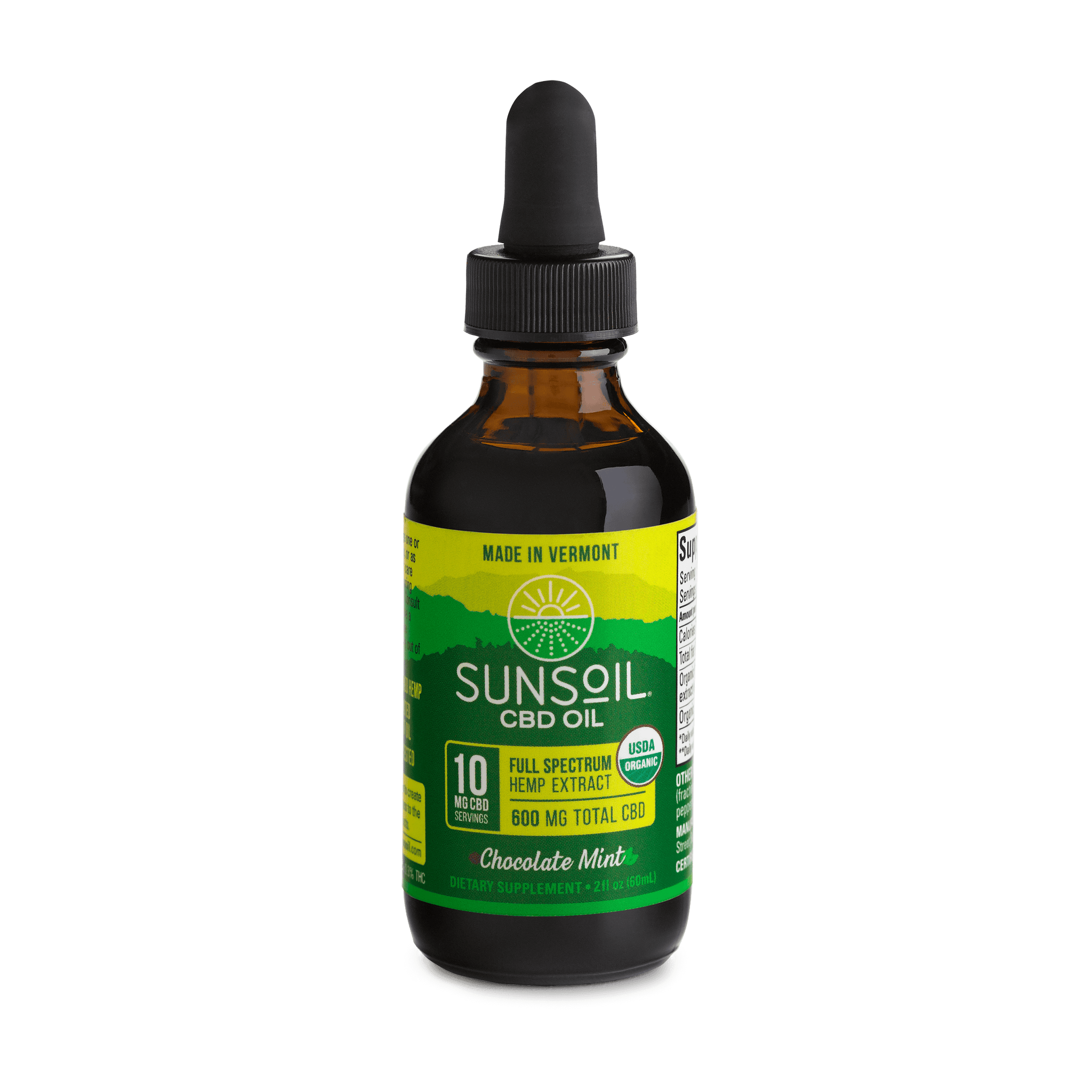 Chocolate Mint, Original Strength 60 mL - Sunsoil